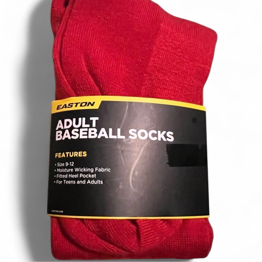 Easton Red Adult Baseball Socks